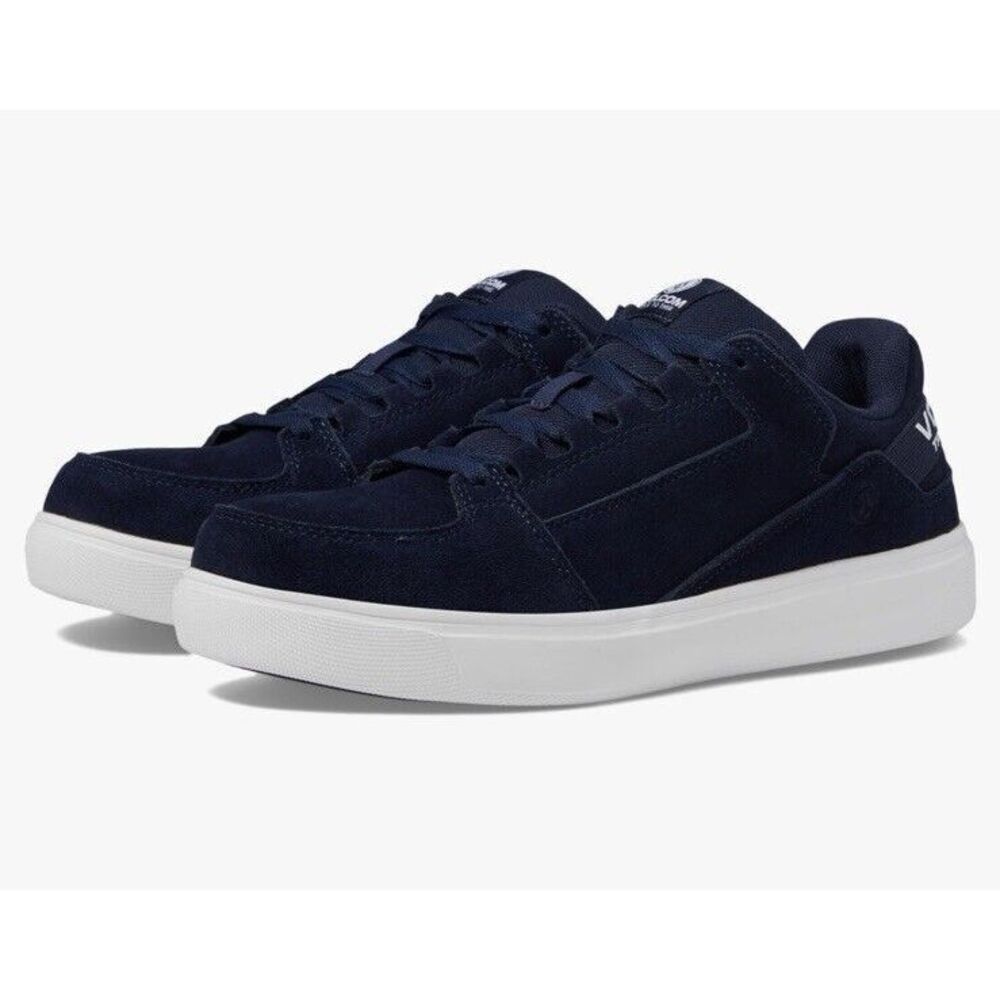 Volcom Z9928 Navy Suede Evolve High Top SD Comp Toe Men's Shoes Size 9‎ W